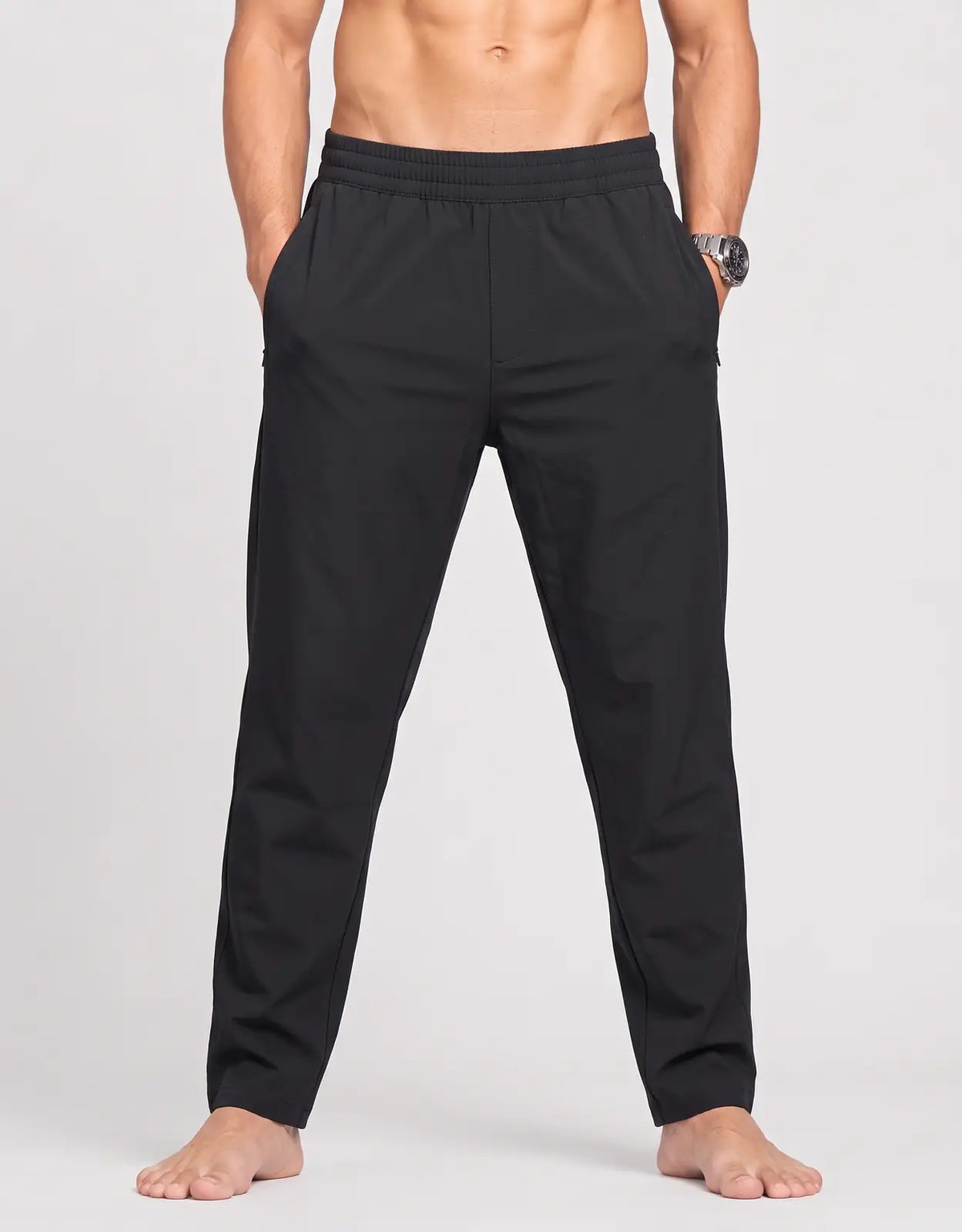 Columbia Men Sports Polyester Black Trackpants L
