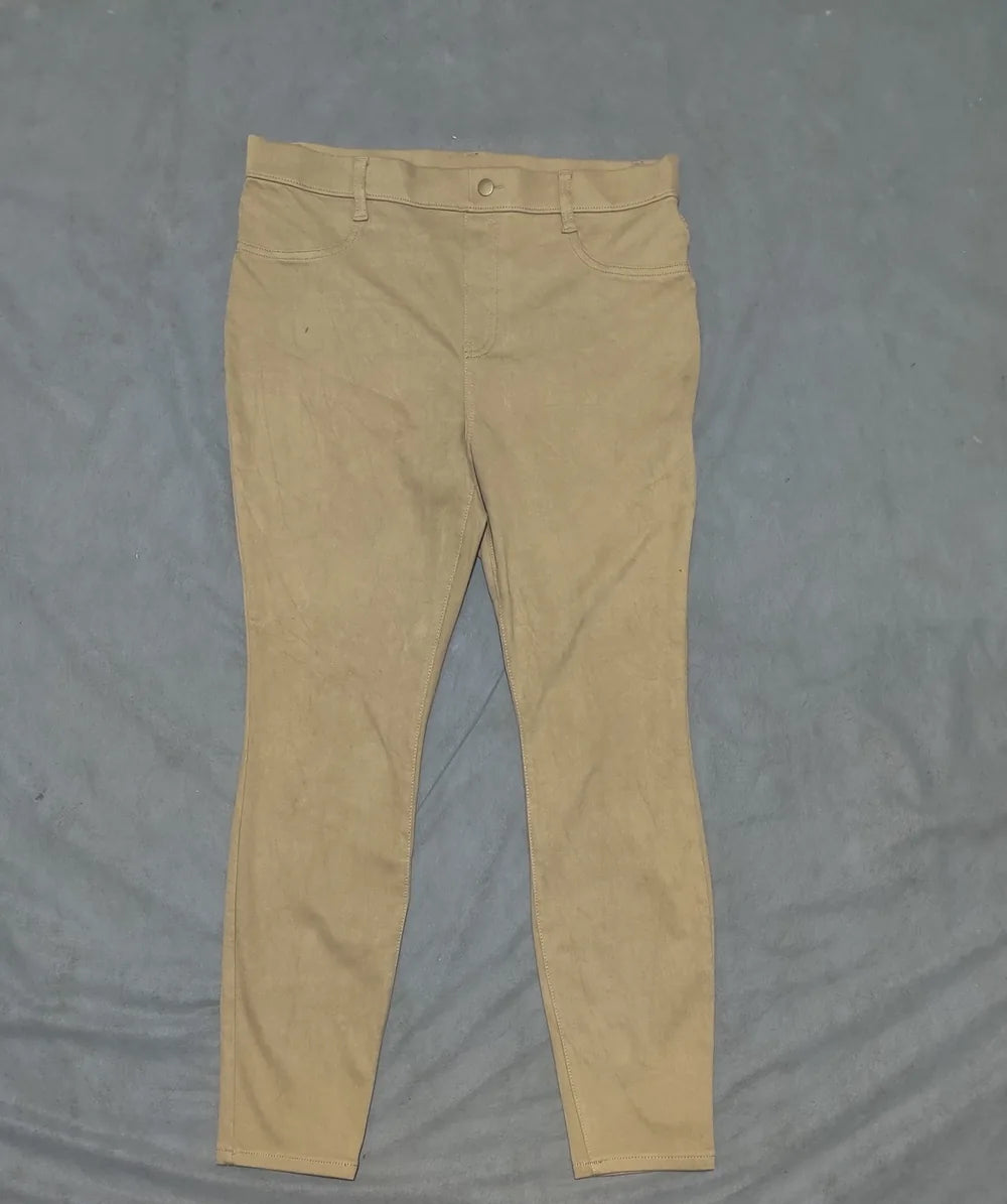 Time And Tru Women Cotton Khaki Jeans L - additional view 3