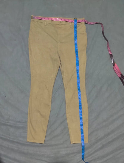 Time And Tru Women Cotton Khaki Jeans L - additional view 4