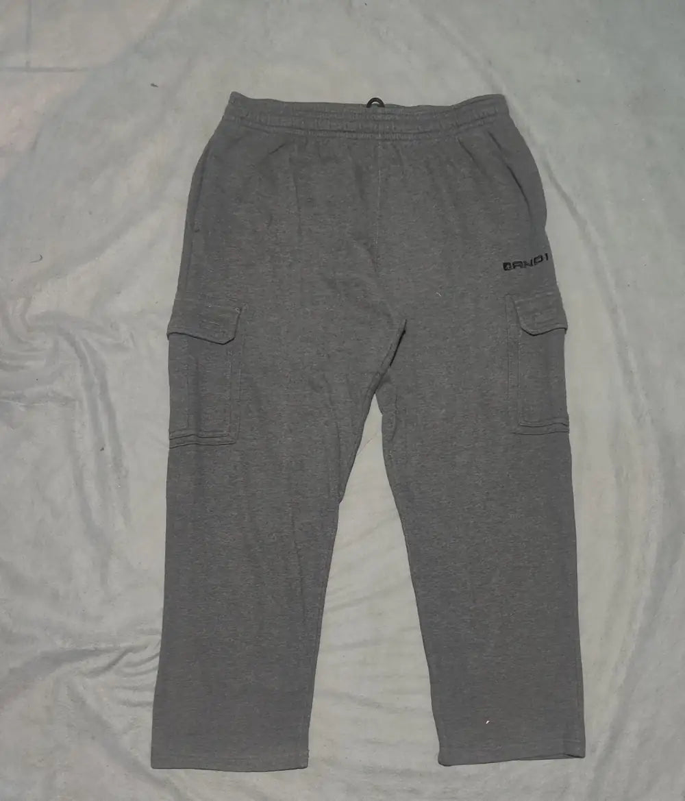 AND 1 Men Cotton Gray Winter Trousers XL - additional view 3