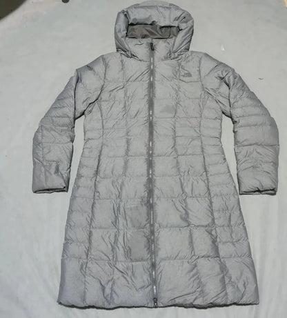 The North face 550 Fill Women Puffer Gray Hooded Coat Jacket – Preloved Labels (view 2)