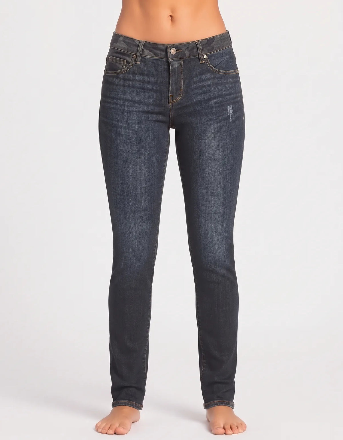 American Eagle Women Cotton Dark Blue Jeans M