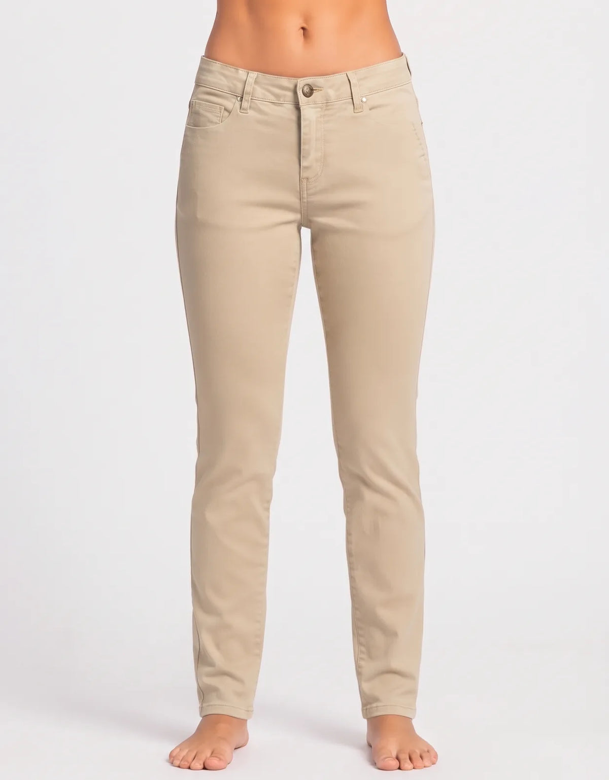 Tommy Hilfiger Women Cotton Beige Chinos M