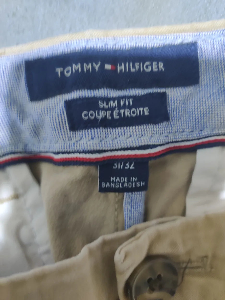 Tommy Hilfiger Women Cotton Beige Chinos M - additional view 2