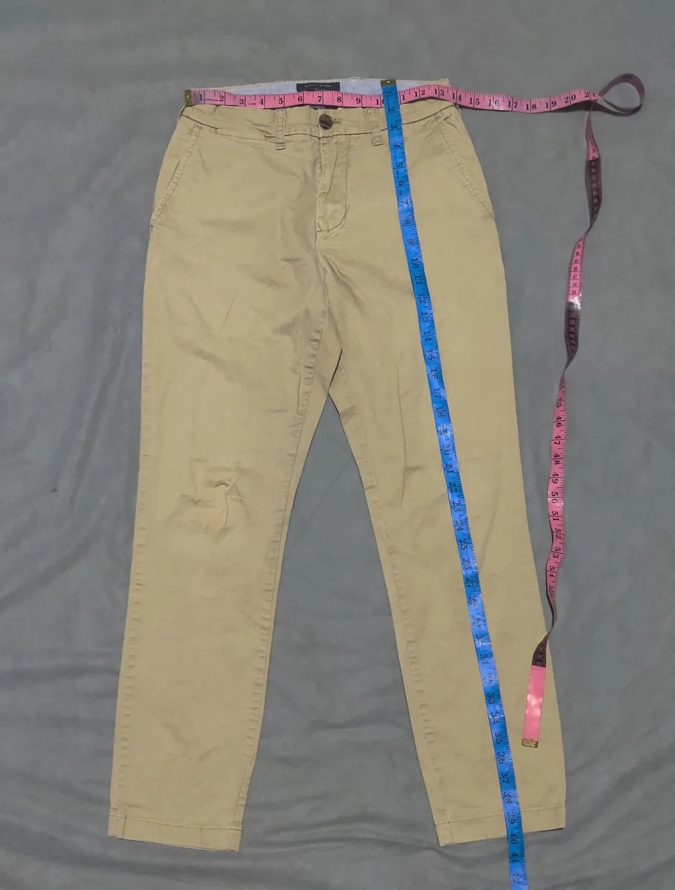 Tommy Hilfiger Women Cotton Beige Chinos M - additional view 5