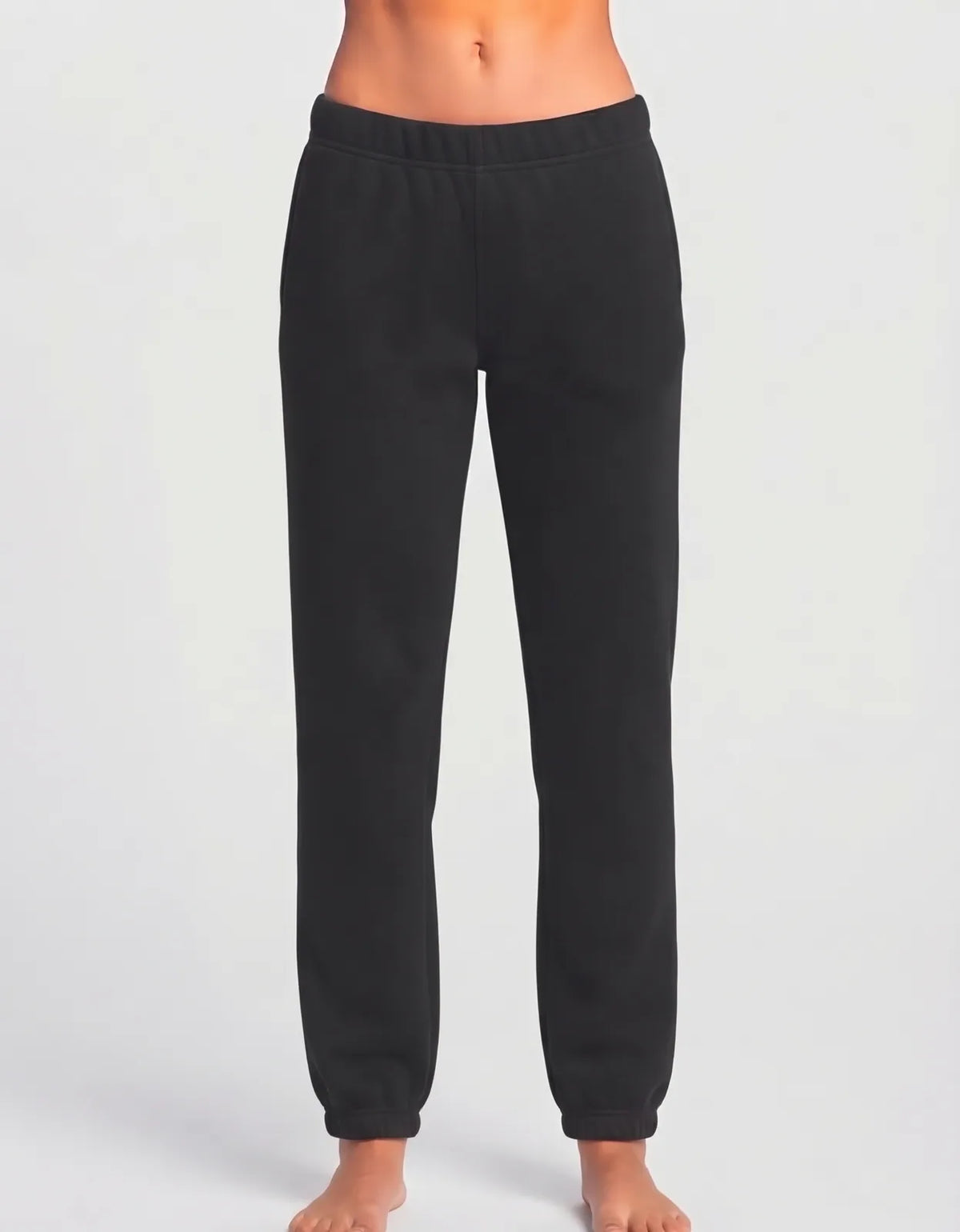 No Boundaries Women Black Sport Winter Trouser - Preloved Ladies Trousers Pakistan - Winter Polyester - Size 24 to 26