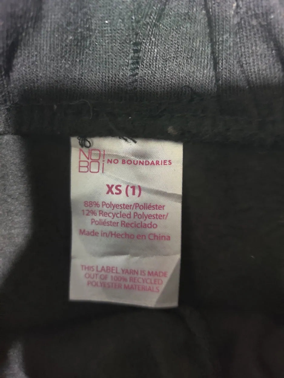 No Boundaries Women Black Sport Winter Trouser - Preloved Ladies Trousers Pakistan - Winter Polyester - Size 24 to 26 - Photo 2