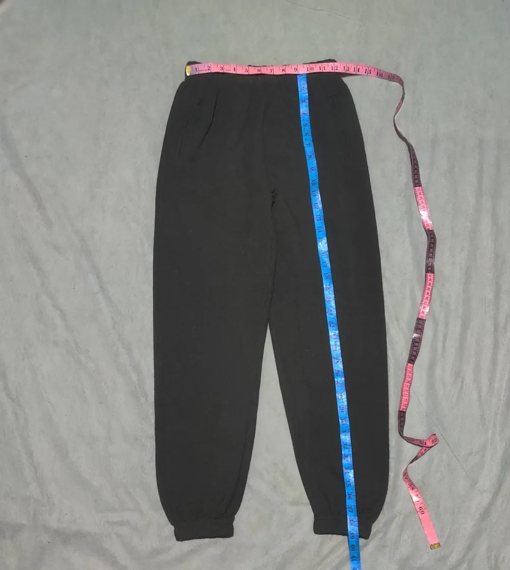 No Boundaries Women Black Sport Winter Trouser - Preloved Ladies Trousers Pakistan - Winter Polyester - Size 24 to 26 - Photo 4