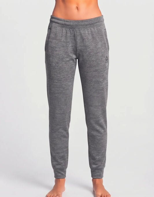 Reebok Women Gray Sport Winter Trouser - Preloved Ladies Trousers Pakistan - Winter Polyester - Size 24 to 26