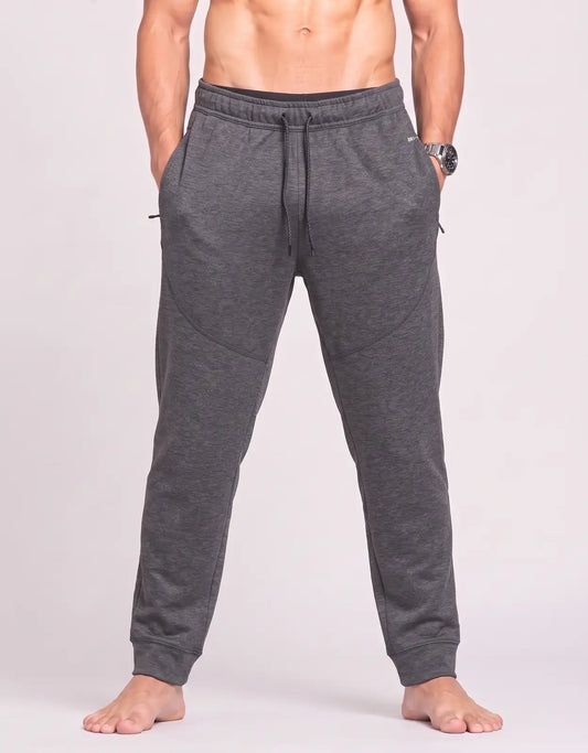 Athletic Works Men Sports Polyester Charcoal Trackpants M