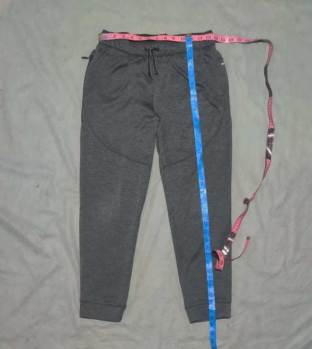 Athletic Works Men Sports Polyester Charcoal Trackpants M - additional view 3