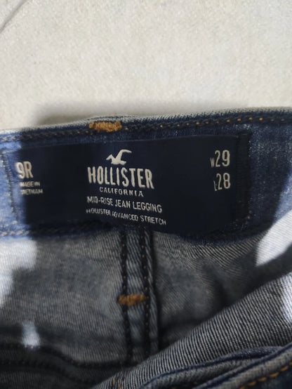 Hollister Women Cotton Blue Jeans M - additional view 2