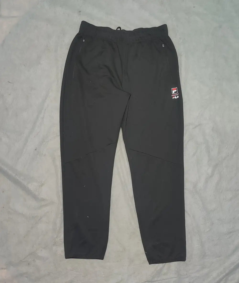 Fila Men Sports Polyester Black Trackpants M - additional view 3
