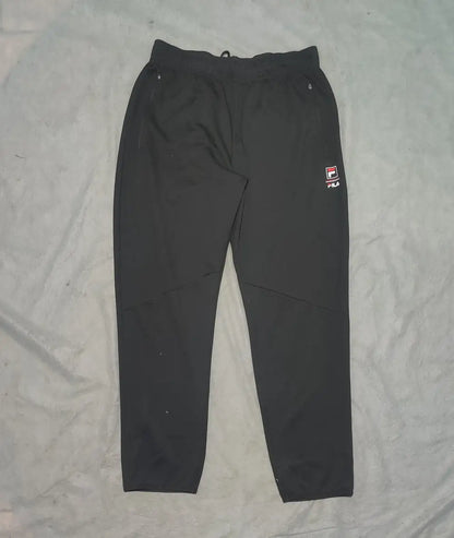 Fila Men Sports Polyester Black Trackpants M - additional view 3