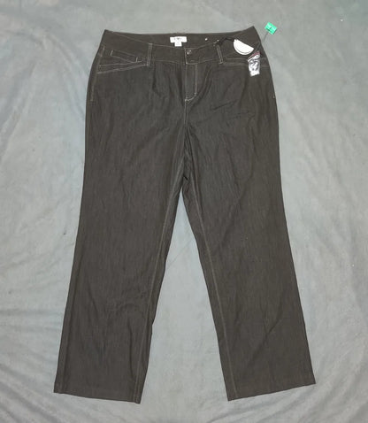 Cato Women Cotton Dark Gray Jeans L - additional view 3