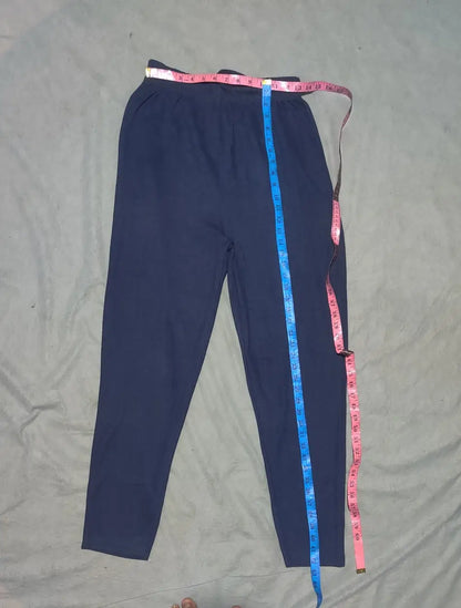 White Fish Men Cotton Navy Trousers L - additional view 4