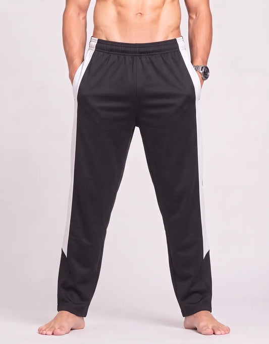 Team 365 Men Sports Polyester Black Trackpants M