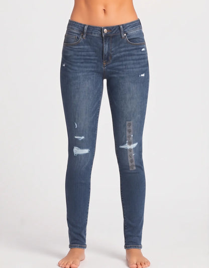 Old Navy Women Cotton Blue Jeans M