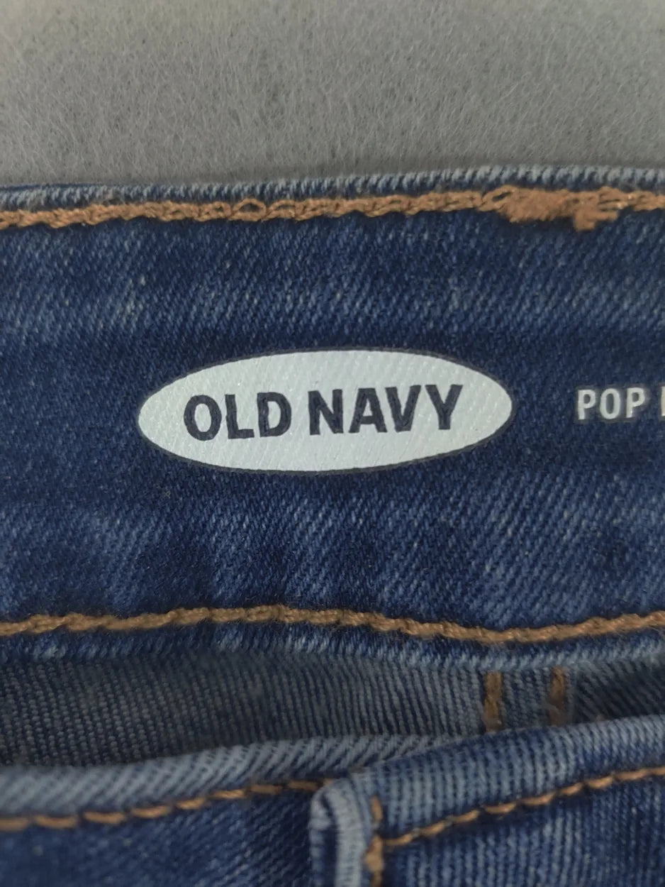 Old Navy Women Cotton Blue Jeans M - additional view 4