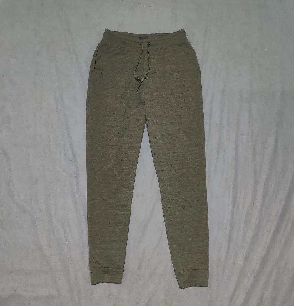 Athletic Works Women Olive Sport Trouser - Preloved Ladies Trousers Pakistan - Summer Polyester - Size 24 to 26 - Photo 3