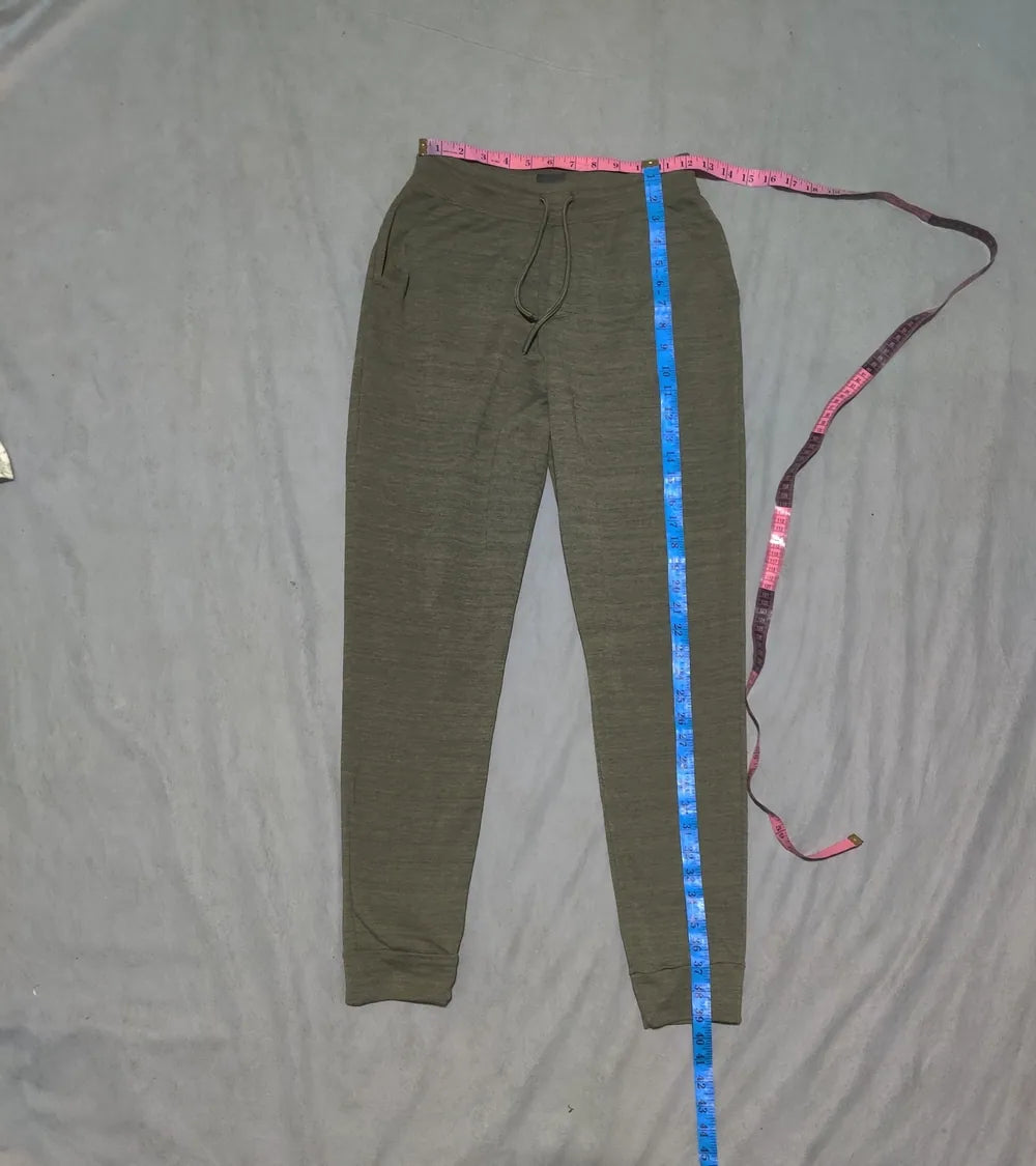 Athletic Works Women Olive Sport Trouser - Preloved Ladies Trousers Pakistan - Summer Polyester - Size 24 to 26 - Photo 4