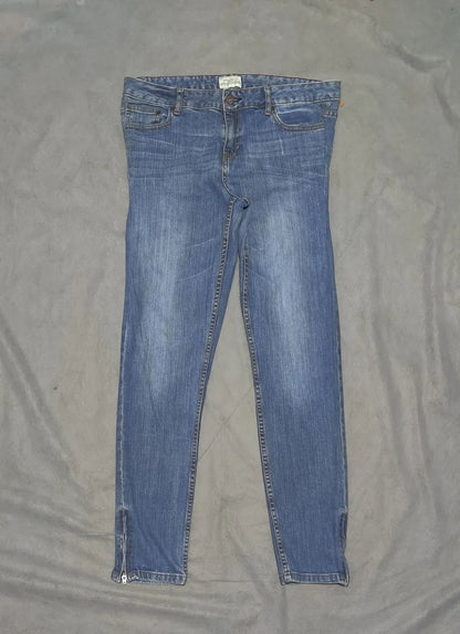 Aeropostale Women Cotton Blue Jeans M - additional view 3