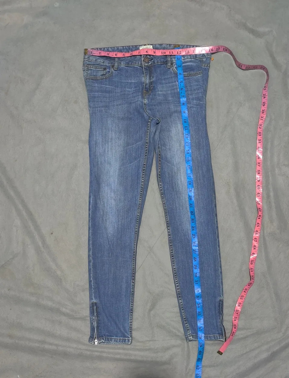 Aeropostale Women Cotton Blue Jeans M - additional view 4