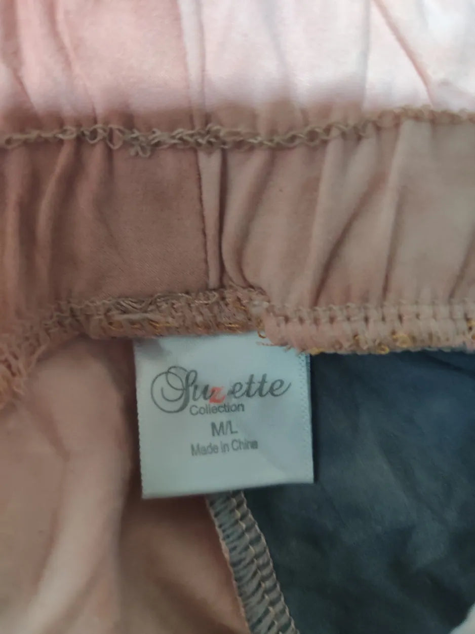 Fuzette Women Pink Sport Trouser - Preloved Ladies Trousers Pakistan - Summer Polyester - Size 32 to 34 - Photo 2