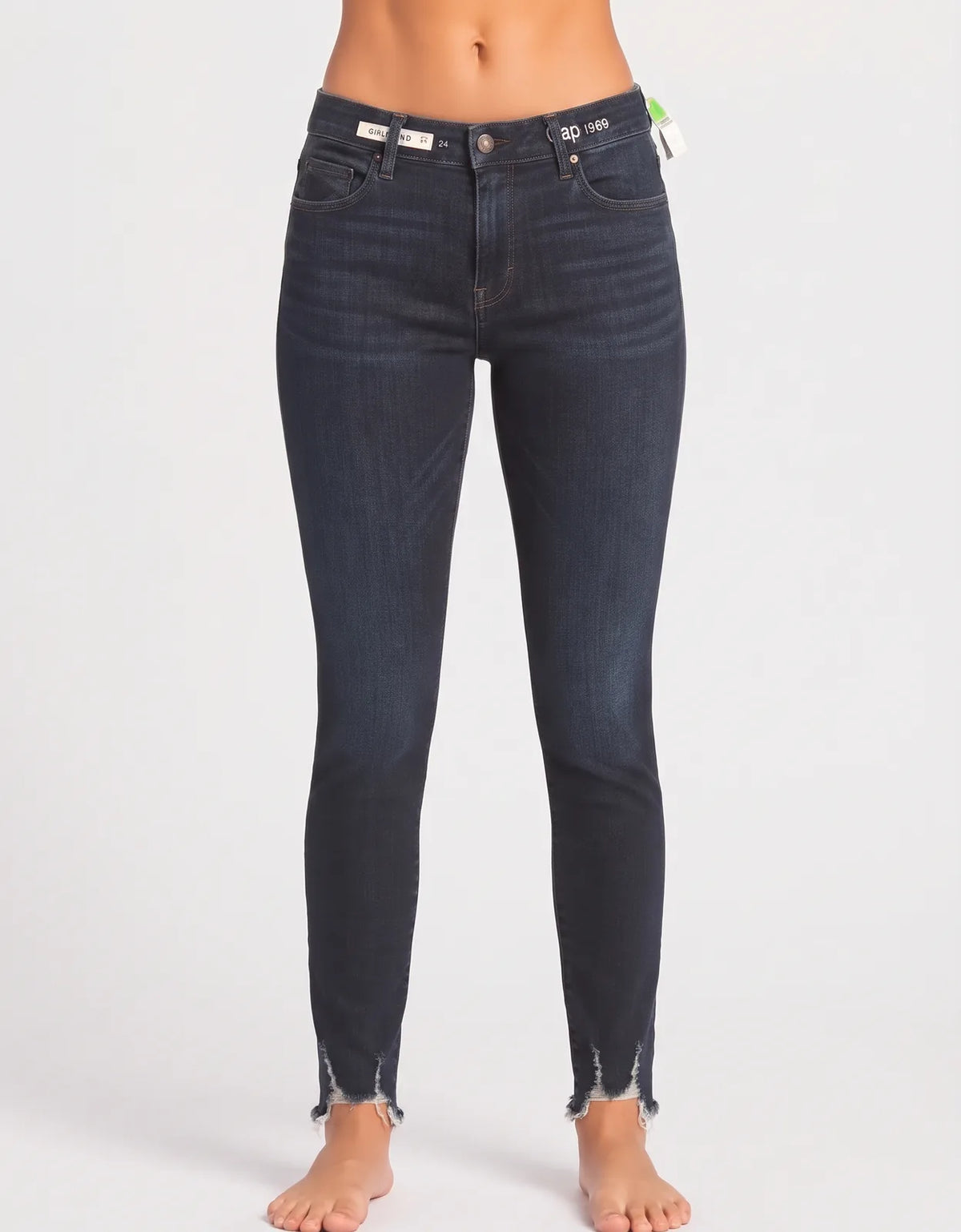 Gap Women Cotton Dark Blue Jeans M