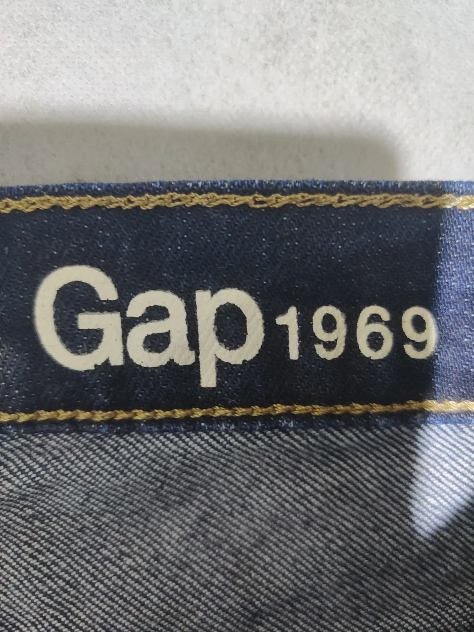 Gap Women Cotton Dark Blue Jeans M - additional view 2