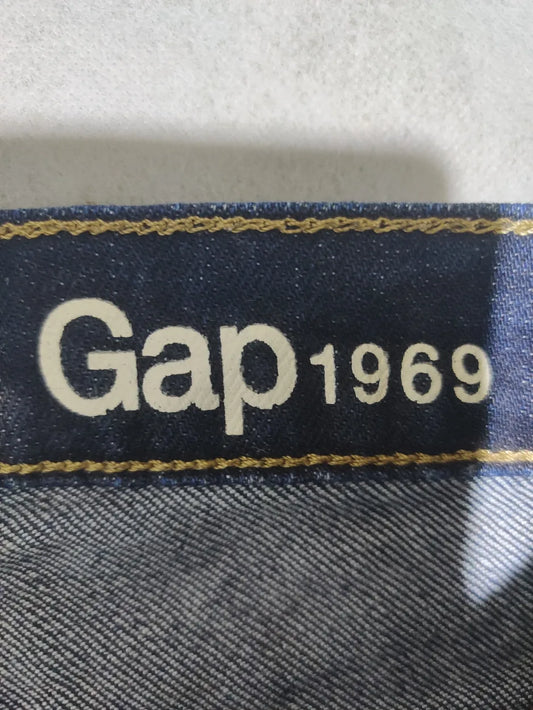 Gap Women Cotton Dark Blue Jeans M - additional view 2