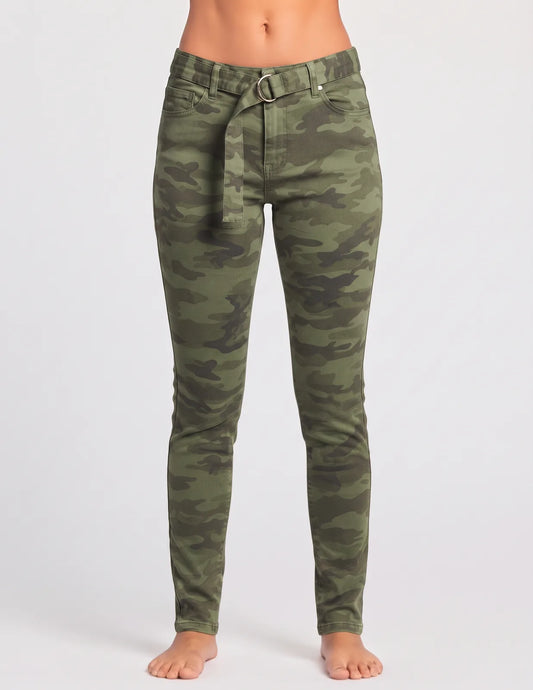Bershka Women Cotton Olive Green Pants S