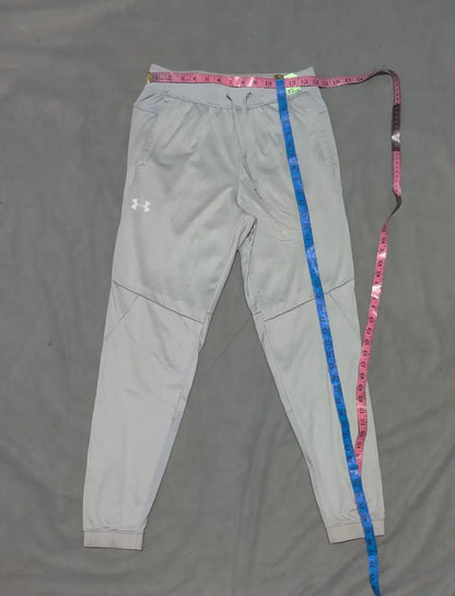 Under Armour Men Sports Polyester Gray Trackpants M - additional view 4