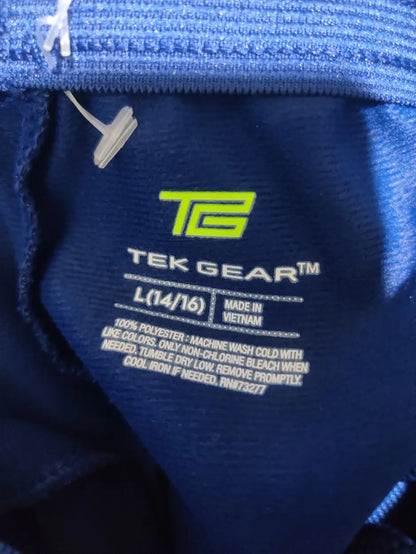 Tek Gear Men Sports Polyester Blue Trackpants L - additional view 2