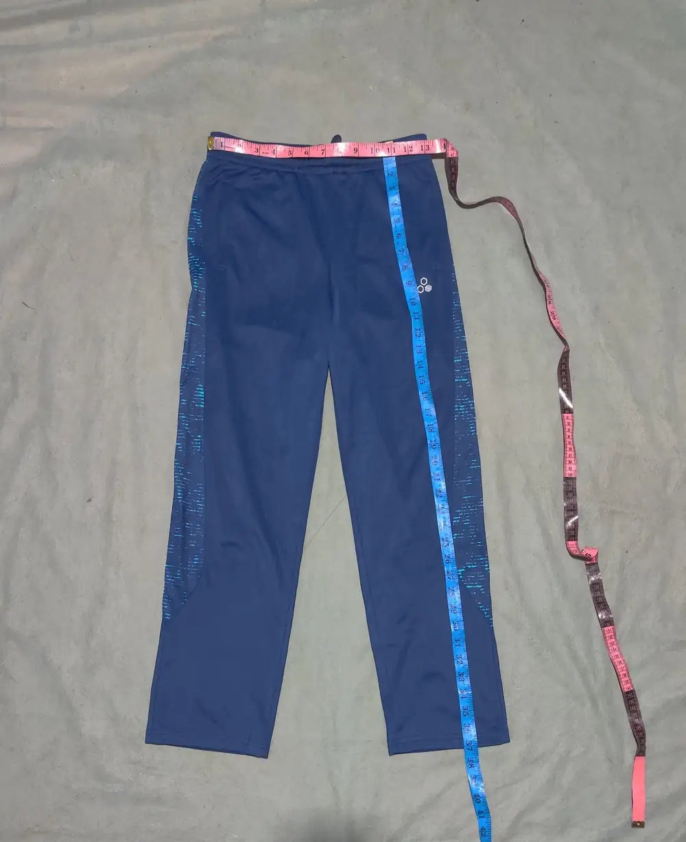 Tek Gear Men Sports Polyester Blue Trackpants L - additional view 4