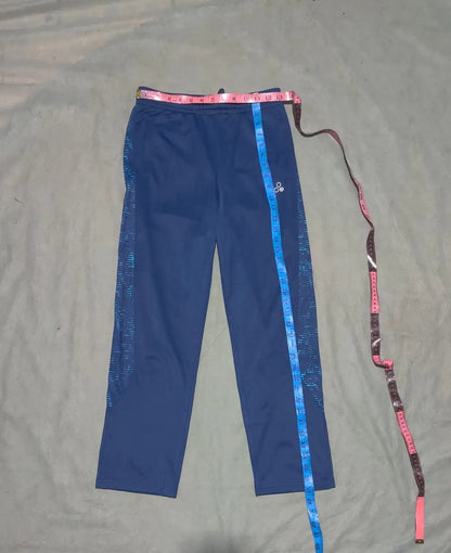 Tek Gear Men Sports Polyester Blue Trackpants L - additional view 4