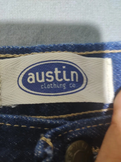 Austin Women Cotton Dark Blue Jeans S - additional view 2