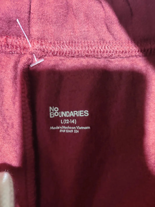 No Boundaries Women Maroon Sport Winter Trouser - Preloved Ladies Trousers Pakistan - Winter Polyester - Size 32 to 34 - Photo 2