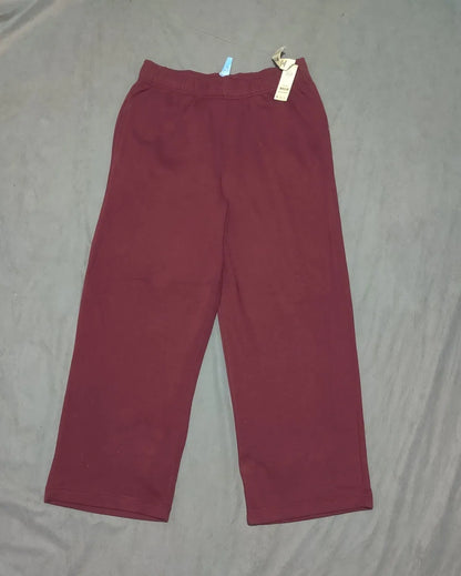 No Boundaries Women Maroon Sport Winter Trouser - Preloved Ladies Trousers Pakistan - Winter Polyester - Size 32 to 34 - Photo 3