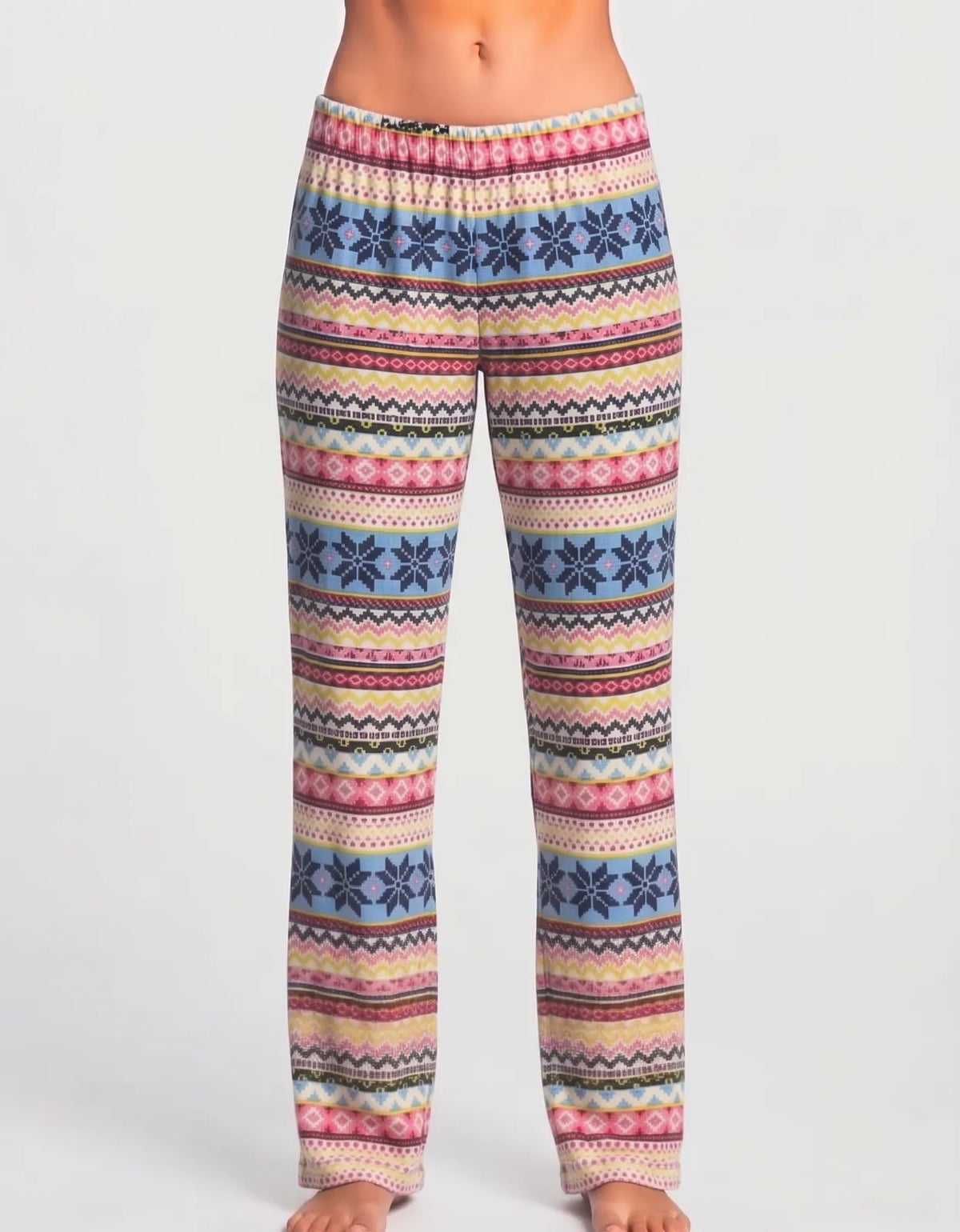 Sleep Chic Women Pink Sport Winter Trouser - Preloved Ladies Trousers Pakistan - Winter Polyester - Size 36 to 38