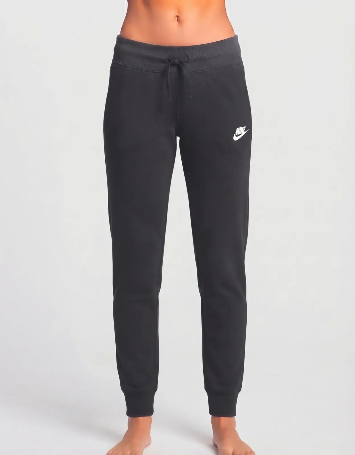 Nike Women Black Sport Trouser - Preloved Ladies Trousers Pakistan - Summer Polyester - Size 28 to 30