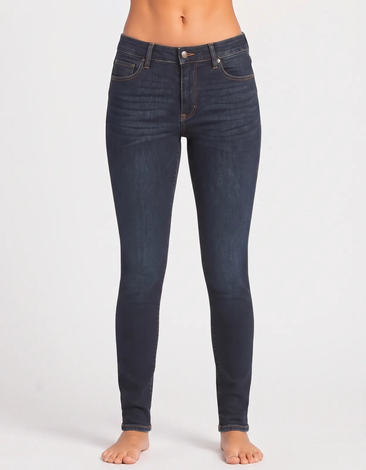 Hollister Women Cotton Dark Blue Jeans S