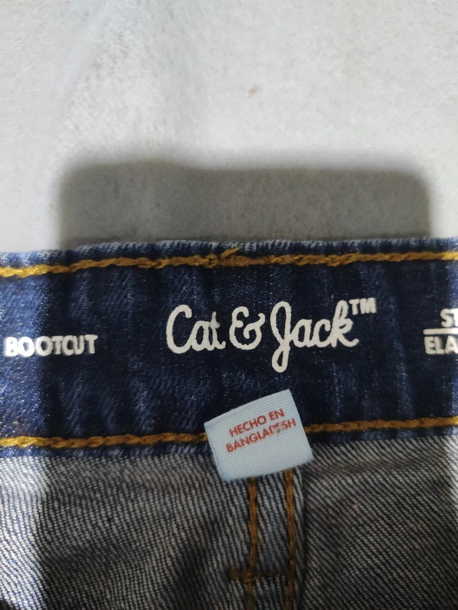 Cat & Jack Women Cotton Blue Jeans M - additional view 2