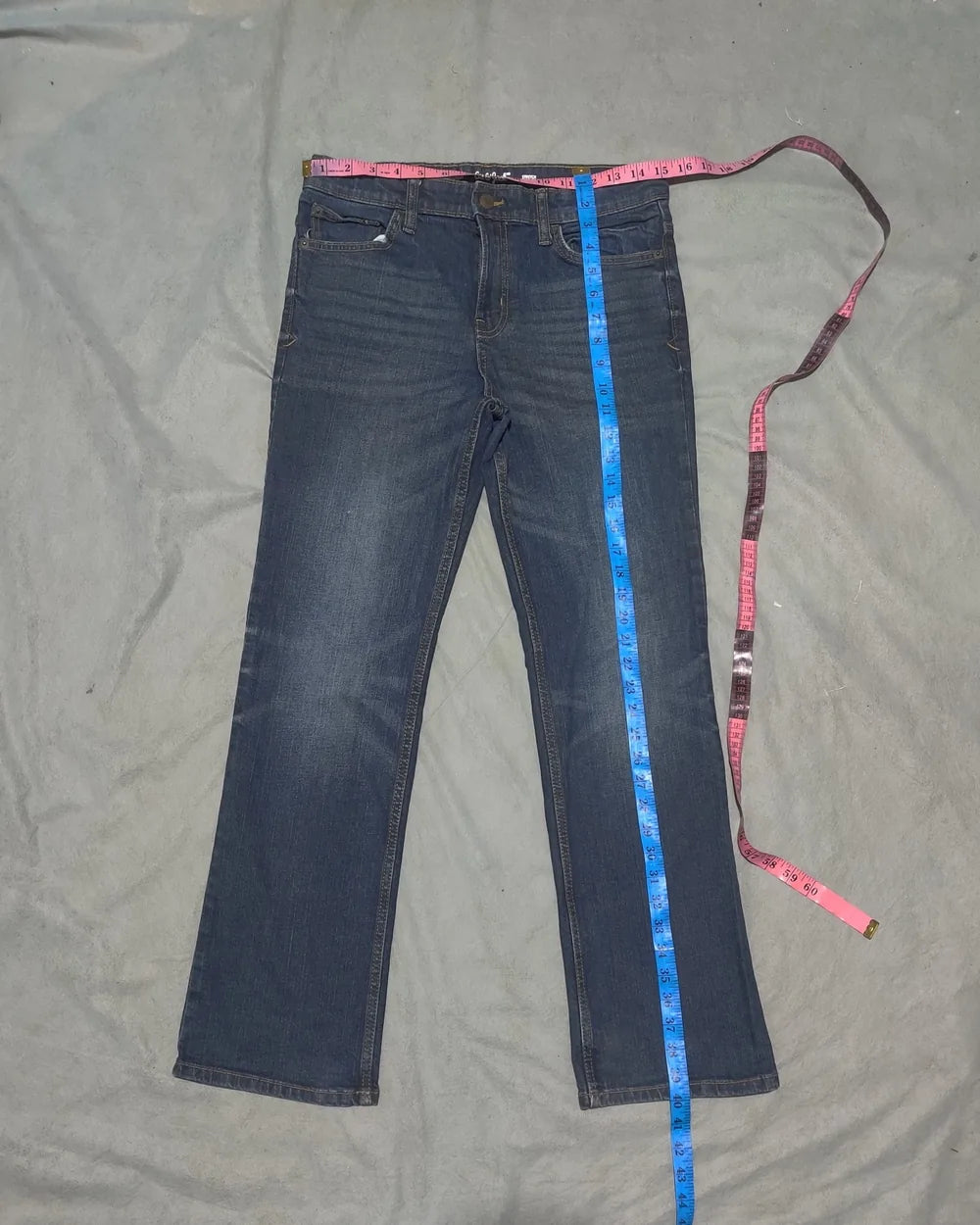 Cat & Jack Women Cotton Blue Jeans M - additional view 4