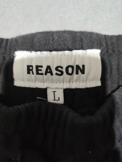 Reason Men Cotton Black Trousers L - additional view 2