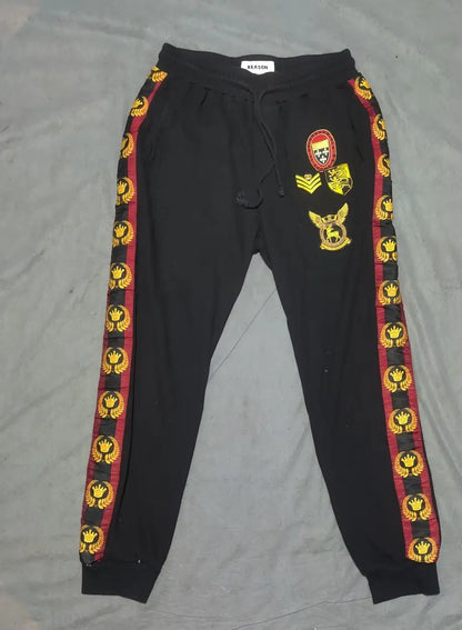 Reason Men Cotton Black Trousers L - additional view 3