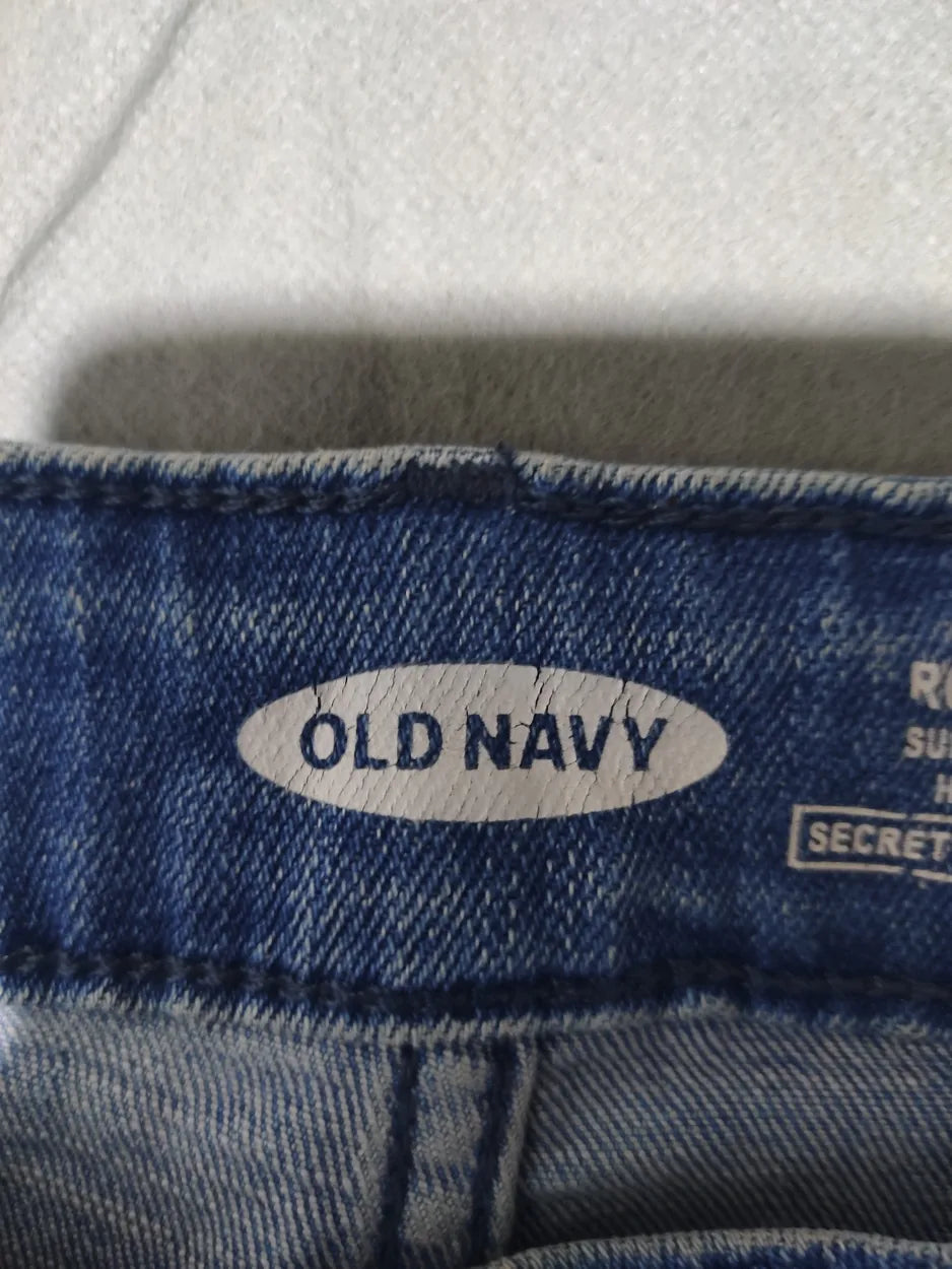 Old Navy Women Cotton Blue Jeans M - additional view 2