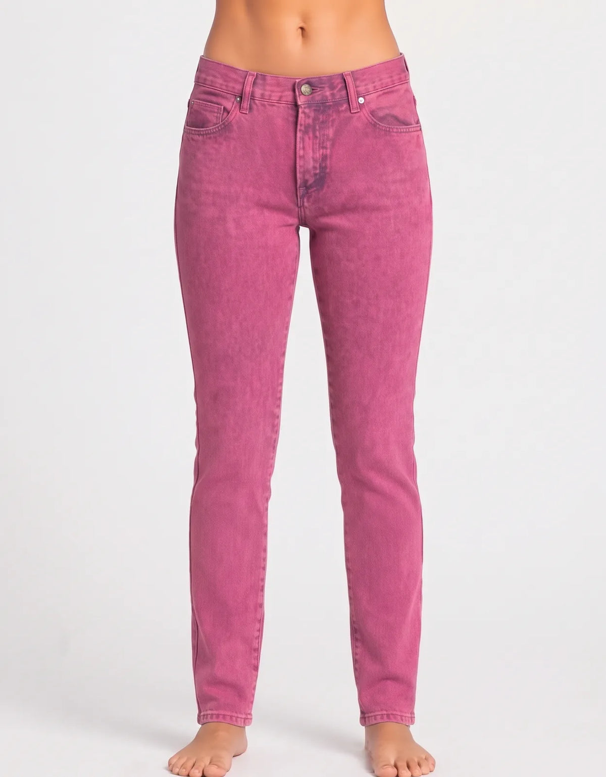 Wrangler Women Cotton Pink Jeans M