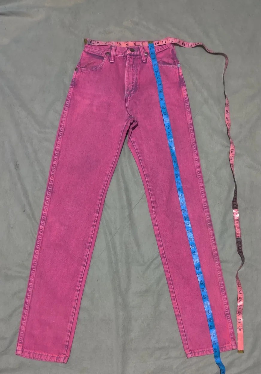 Wrangler Women Cotton Pink Jeans M - additional view 4