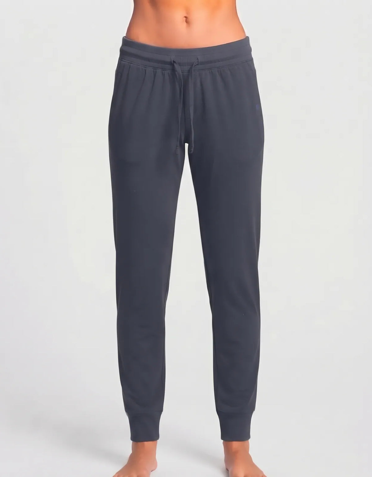 Preloved Labels Women Charcoal Sport Trouser - Preloved Ladies Trousers Pakistan - Summer Polyester - Size 34 to 36